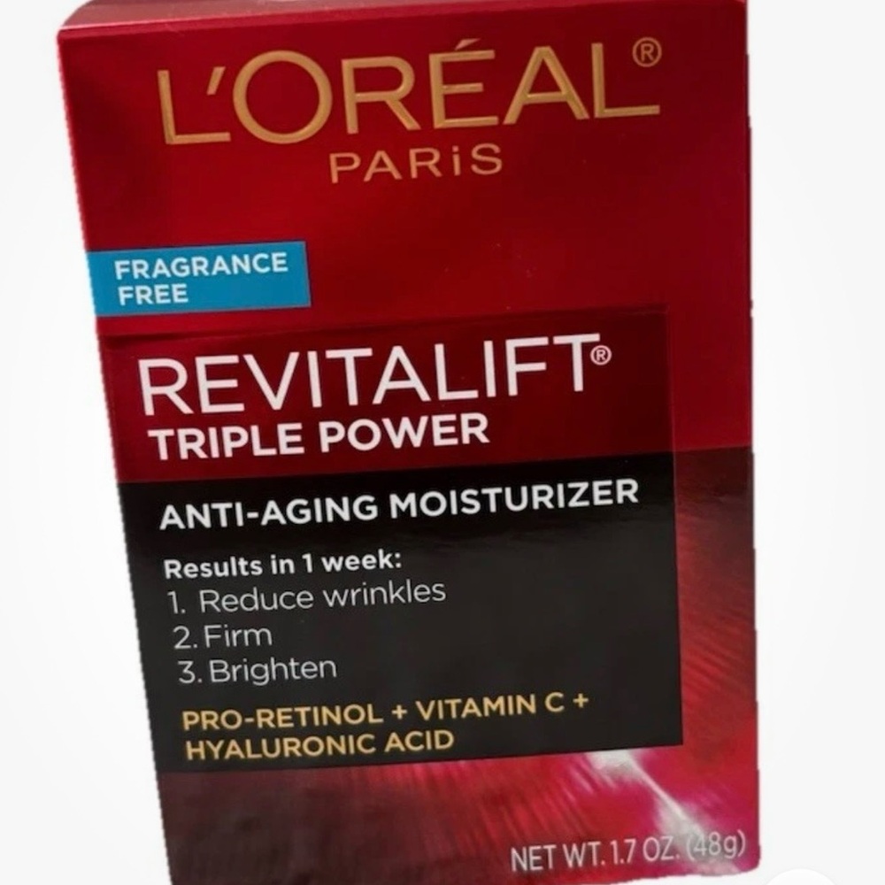 L'Oreal Revitalift Triple Power Moisturizer - Red
